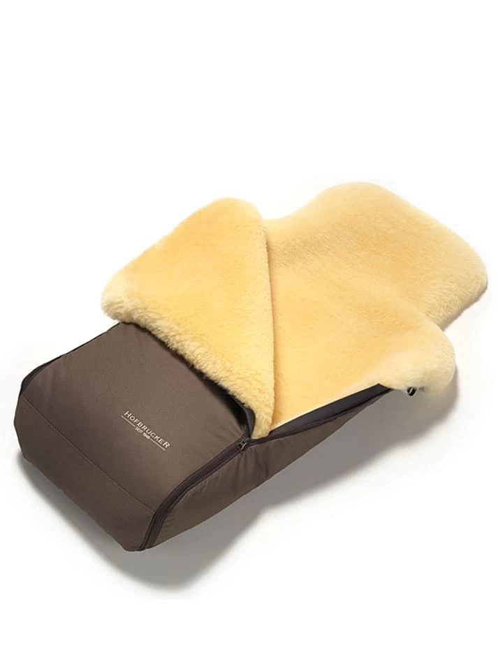 Voetenzak Met Lamsvacht "Luxus" Bruin - (L)95 X (B)34 Cm 2 Voetenzak Met Lamsvacht "Luxus" Bruin - (L)95 X (B)34 Cm - Afbeelding 2