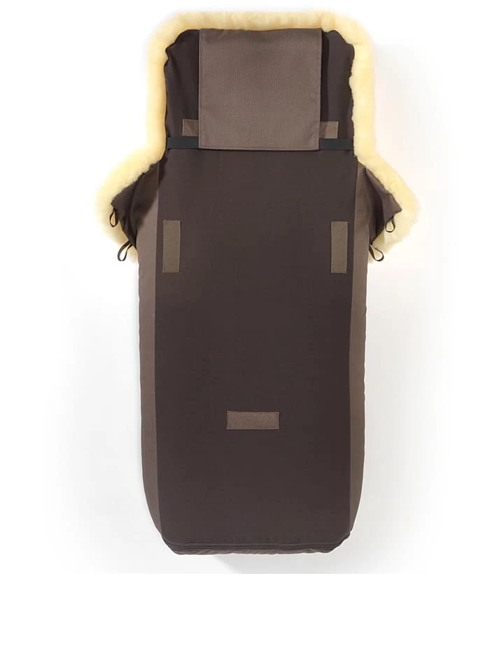 Voetenzak Met Lamsvacht "Luxus" Bruin - (L)95 X (B)34 Cm 3 Voetenzak Met Lamsvacht "Luxus" Bruin - (L)95 X (B)34 Cm - Afbeelding 3