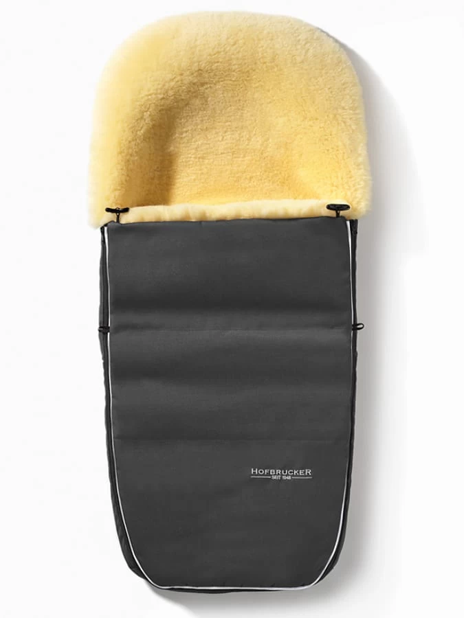 Voetenzak Met Lamsvacht "Polaris" Grijs - (L)105 X (B)40 Cm 1 Voetenzak Met Lamsvacht "Polaris" Grijs - (L)105 X (B)40 Cm