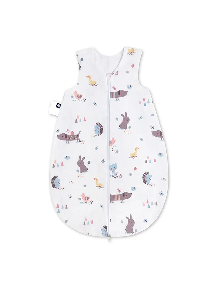 Zomerslaapzak "Crazy Animals" Wit 1 Zomerslaapzak "Crazy Animals" Wit