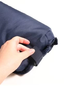 Handwarmer Met Lamsvacht "Biggy" Donkerblauw - (L)22x (B)45 Cm -Babyproduct winkel kaiser naturfellprodukte handwarmer met lamsvacht biggy donkerblauw l 22x b 45 cm 2