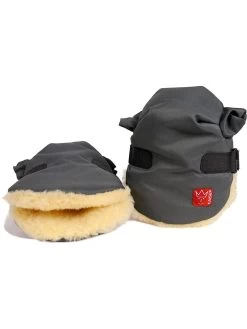 Handwarmer Met Lamsvacht "Siggy" Antraciet