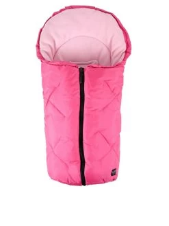 Knuffelzak "Fleece" Lichtroze/roze - (L)80 X (B)40 Cm