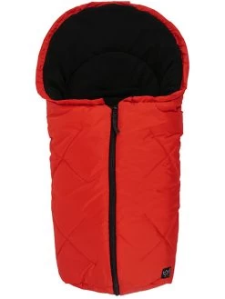 Knuffelzak "Fleece" Rood - (L)80 X (B)40 Cm