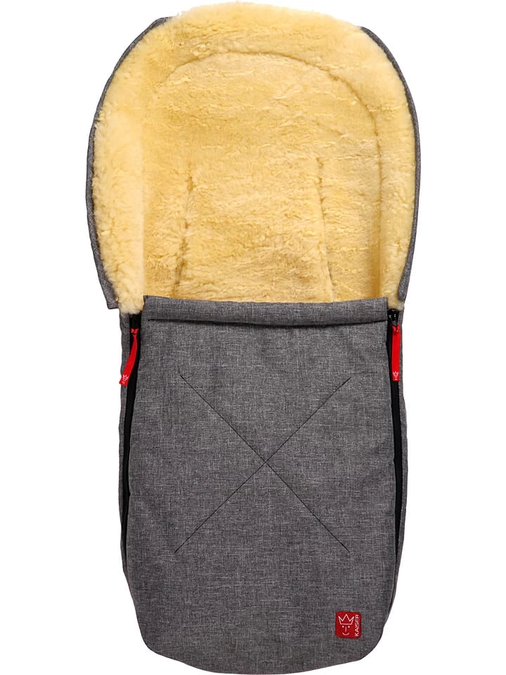 Knuffelzak Met Lamsvacht "Emmi" Antraciet - (L)80 X (B)37 Cm 1 Knuffelzak Met Lamsvacht "Emmi" Antraciet - (L)80 X (B)37 Cm