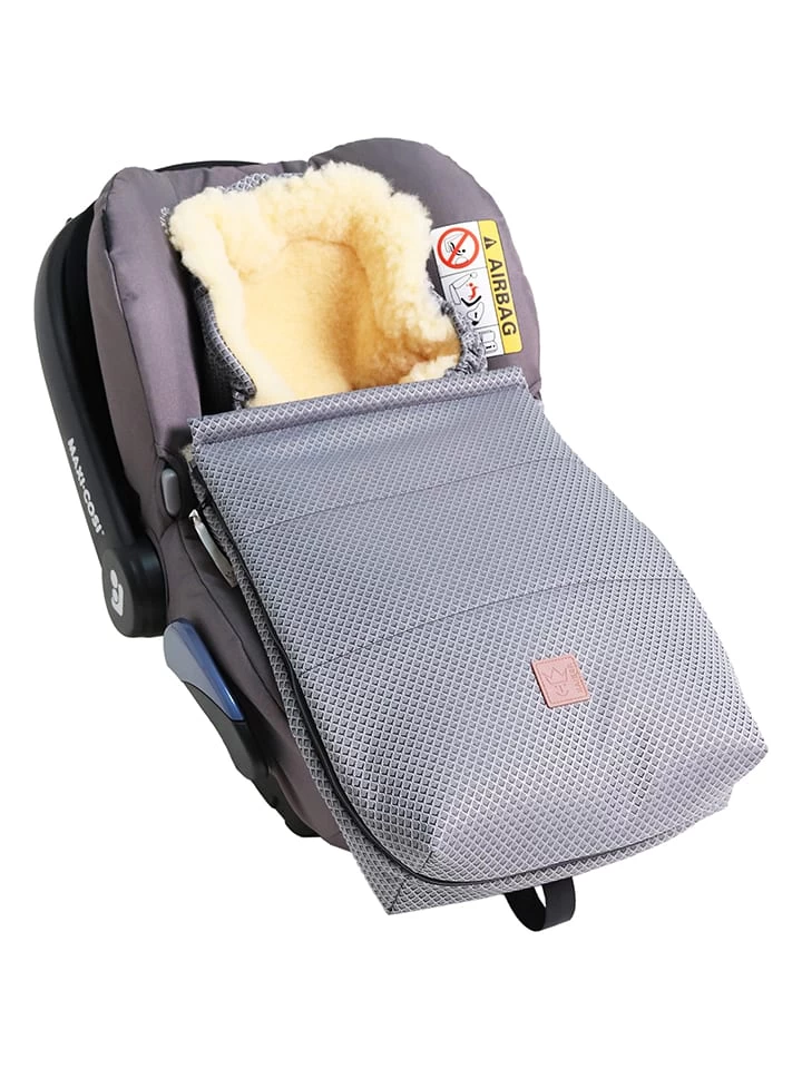 Knuffelzak Met Lamsvacht "Emmi" Grijs - (L)80 X (B)37 Cm 6 Knuffelzak Met Lamsvacht "Emmi" Grijs - (L)80 X (B)37 Cm - Afbeelding 6