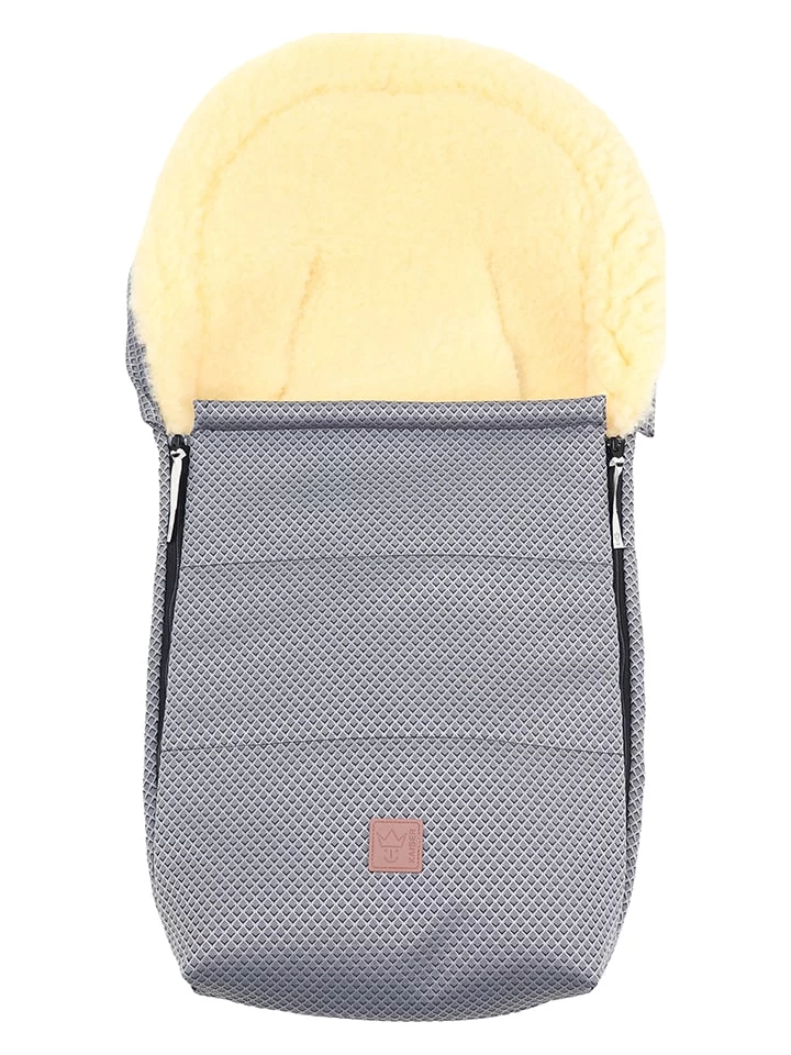 Knuffelzak Met Lamsvacht "Emmi" Grijs - (L)80 X (B)37 Cm 1 Knuffelzak Met Lamsvacht "Emmi" Grijs - (L)80 X (B)37 Cm