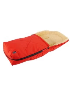 Knuffelzak Met Lamsvacht "Emmi" Rood - (L)80 X (B)37 Cm -Babyproduct winkel kaiser naturfellprodukte knuffelzak met lamsvacht emmi rood l 80 x b 37 cm 2