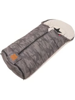 Thermo-voetenzak "Camo Star" Grijs - (L)100 X (B)43 Cm -Babyproduct winkel kaiser naturfellprodukte thermo voetenzak camo star grijs l 100 x b 43 cm 2