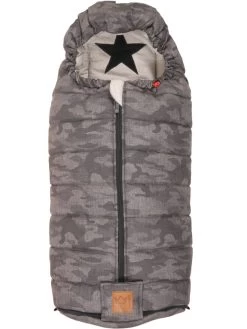 Thermo-voetenzak "Camo Star" Grijs - (L)100 X (B)43 Cm -Babyproduct winkel kaiser naturfellprodukte thermo voetenzak camo star grijs l 100 x b 43 cm 4