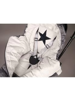 Thermo-voetenzak "Camo Star" Grijs - (L)100 X (B)43 Cm -Babyproduct winkel kaiser naturfellprodukte thermo voetenzak camo star grijs l 100 x b 43 cm 7