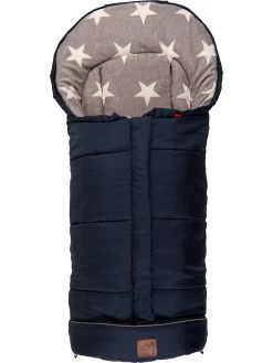 Thermo-voetenzak "Jo Starprint" Donkerblauw/grijs - (L)105 X (B)43 Cm