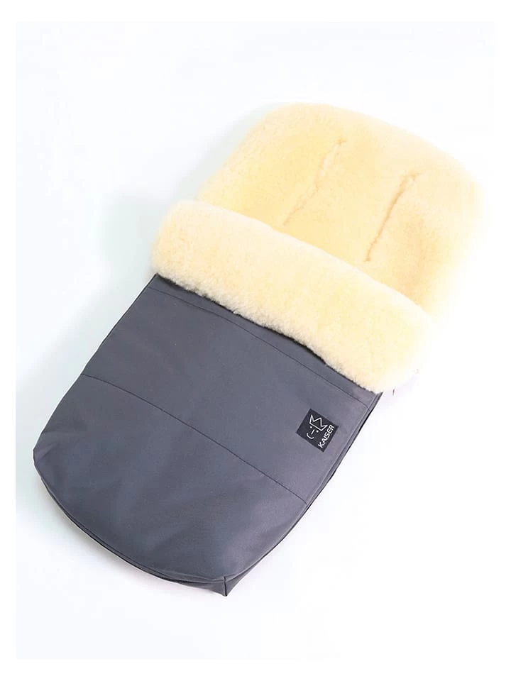 Voetenzak Met Lamsvacht "Natty" Blauwgrijs - (L)85 X (B)45 Cm 2 Voetenzak Met Lamsvacht "Natty" Blauwgrijs - (L)85 X (B)45 Cm - Afbeelding 2