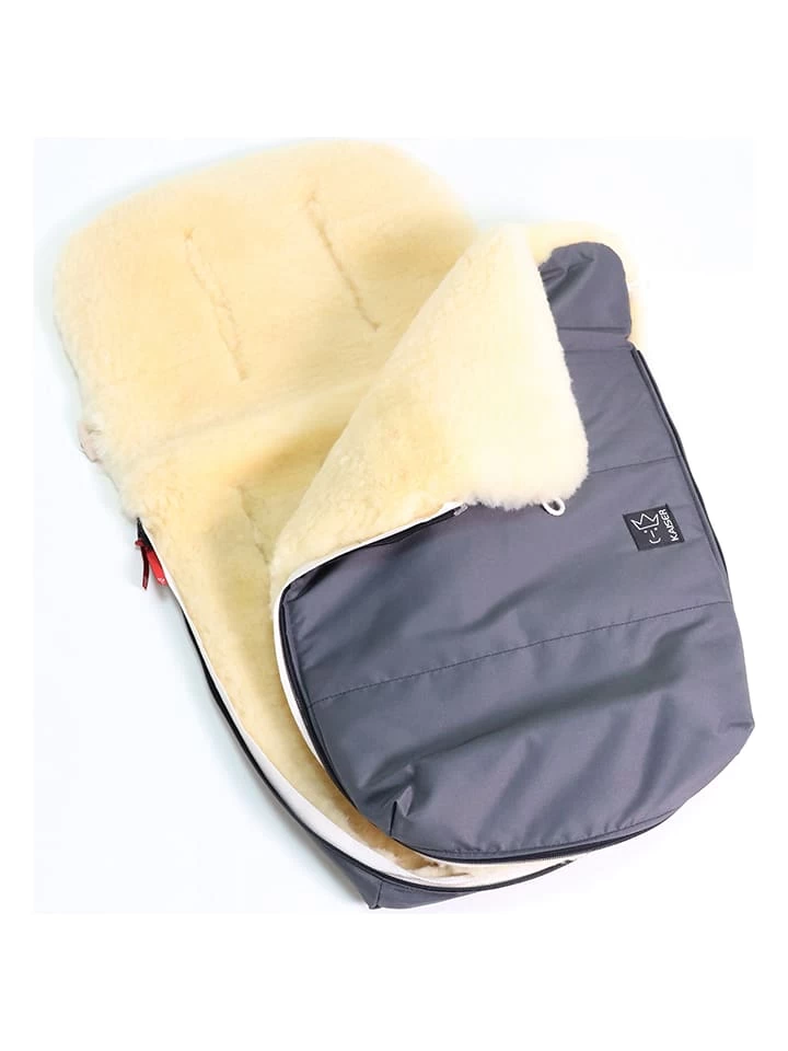 Voetenzak Met Lamsvacht "Natty" Blauwgrijs - (L)85 X (B)45 Cm 6 Voetenzak Met Lamsvacht "Natty" Blauwgrijs - (L)85 X (B)45 Cm - Afbeelding 6