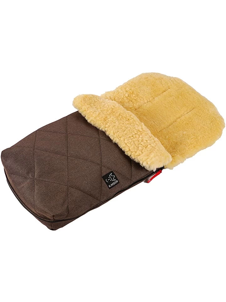 Voetenzak Met Lamsvacht "Natty" Bruin - (L)85 X (B)45 Cm 2 Voetenzak Met Lamsvacht "Natty" Bruin - (L)85 X (B)45 Cm - Afbeelding 2