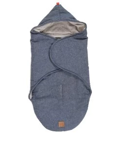 Wikkeldeken "Molly" Donkerblauw - (L)80 X (B)35 Cm