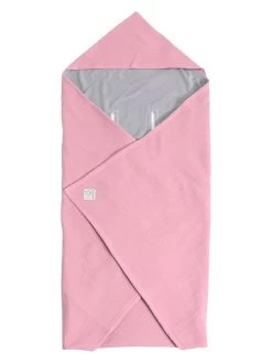 Zomer-wikkeldeken "Sunny" Lichtroze - (L)85 X (B)85 Cm