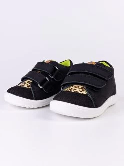 Kavat Leren Loopleerschoenen Zwart