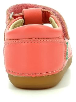 Kickers Leren Loopleerschoenen "Sushy" Roze -Babyproduct winkel kickers leren loopleerschoenen sushy roze 2