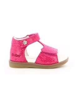 Kickers Leren Sandalen "Giusticia" Roze