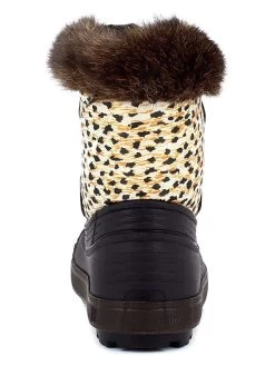 Kimberfeel Winterlaarzen "Calypso" Bruin/geel -Babyproduct winkel kimberfeel winterlaarzen calypso bruin geel 2