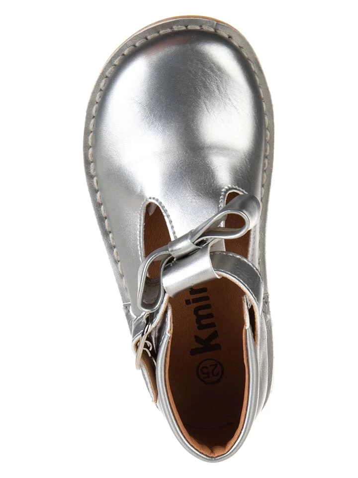 Leren Enkelsandalen Zilverkleurig 4 Leren Enkelsandalen Zilverkleurig - Afbeelding 4