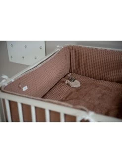 Stootkussen "Amsterdam" Lichtbruin - (L)185 X (B)32 Cm -Babyproduct winkel koeka stootkussen amsterdam lichtbruin l 185 x b 32 cm 2