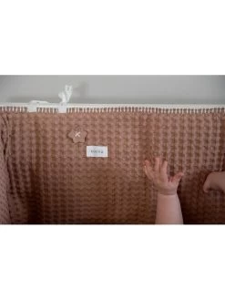 Stootkussen "Amsterdam" Lichtbruin - (L)185 X (B)32 Cm -Babyproduct winkel koeka stootkussen amsterdam lichtbruin l 185 x b 32 cm 4