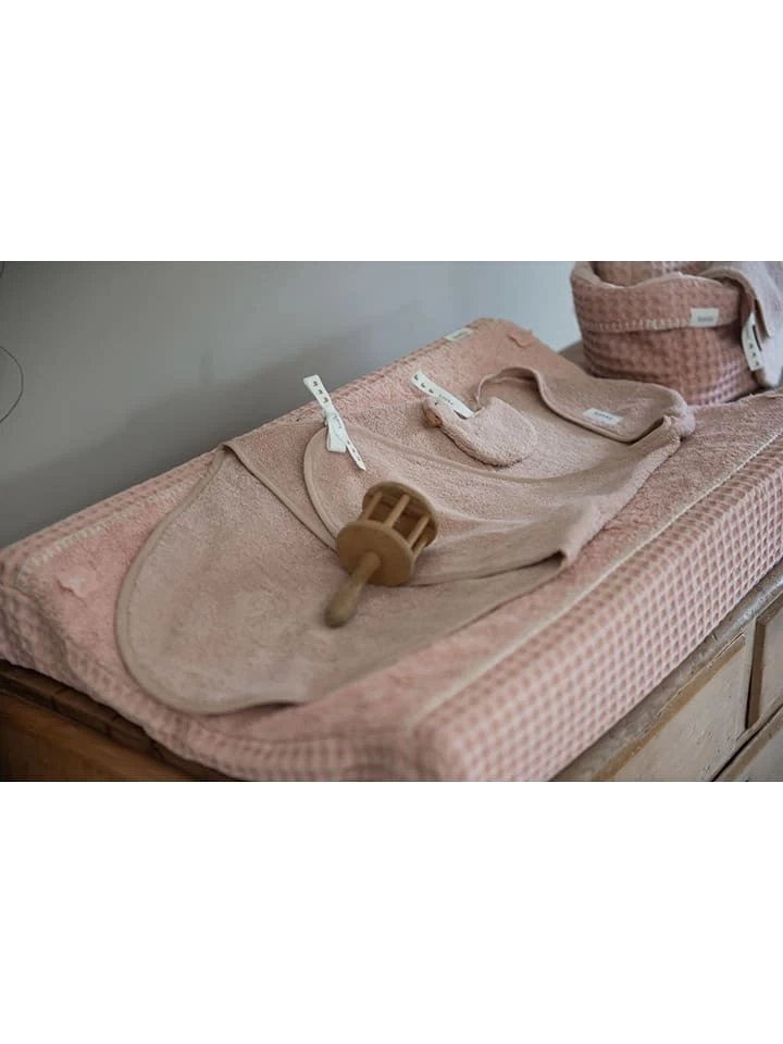 Verschoonkussenhoes "Amsterdam" Lichtroze - (L)73 X (B)45 Cm 2 Verschoonkussenhoes "Amsterdam" Lichtroze - (L)73 X (B)45 Cm - Afbeelding 2