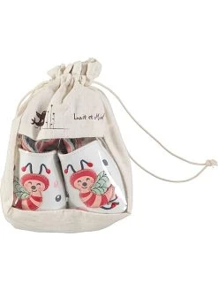 Leren Kruipschoenen "Bij" Wit/lichtroze -Babyproduct winkel lait et miel leren kruipschoenen bij wit lichtroze 2