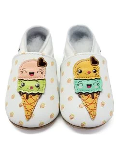 Leren Kruipschoenen "Ice Cream" Meerkleurig