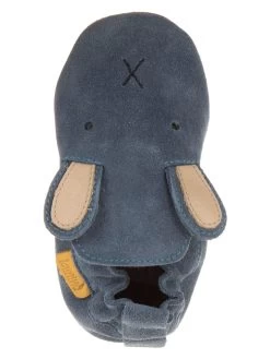 Leren Kruipschoentjes Donkerblauw -Babyproduct winkel lamino leren kruipschoentjes donkerblauw 3