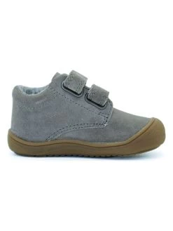 Leren Sneakers Grijs -Babyproduct winkel lamino leren sneakers grijs 2