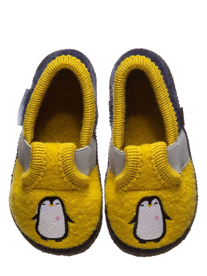 Pantoffels Geel/donkerblauw 6 Pantoffels Geel/donkerblauw - Afbeelding 6