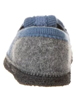 Pantoffels Lichtblauw/grijs 7 Pantoffels Lichtblauw/grijs -Babyproduct winkel lamino pantoffels lichtblauw grijs 2