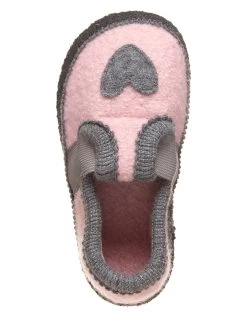 Pantoffels Lichtroze/grijs 12 Pantoffels Lichtroze/grijs -Babyproduct winkel lamino pantoffels lichtroze grijs 5