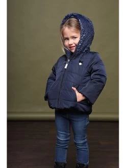Winterjas "Beth" Donkerblauw -Babyproduct winkel le chic winterjas beth donkerblauw 5
