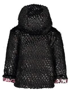 Winterjas "Beth" Roze/zwart -Babyproduct winkel le chic winterjas beth roze zwart 3