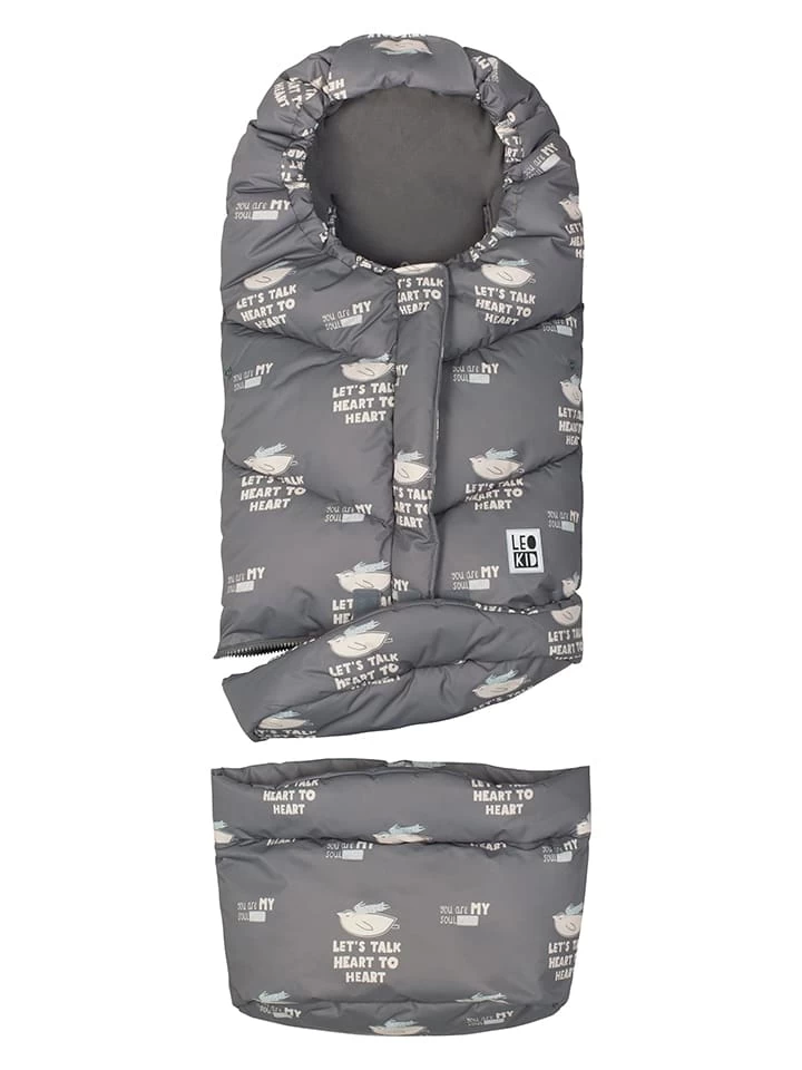 Voetenzak "Transformer" Grijs 2 Voetenzak "Transformer" Grijs - Afbeelding 2