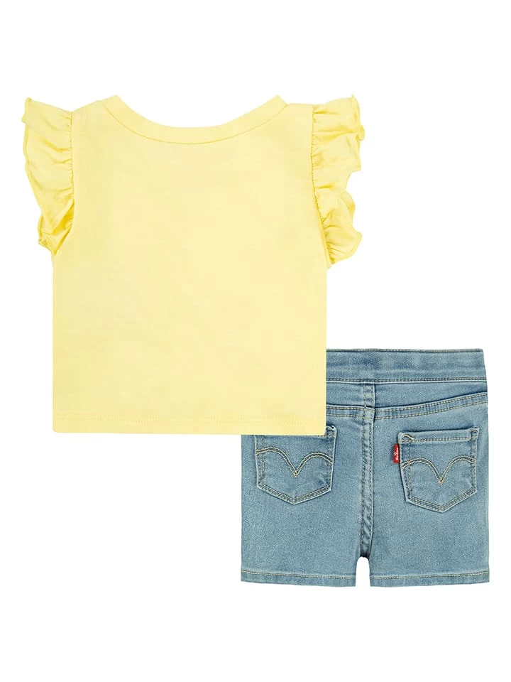 2-delige Outfit Geel/blauw 2 2-delige Outfit Geel/blauw - Afbeelding 2