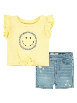 2-delige Outfit Geel/blauw