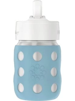 Babyfles Met Wijde Hals Blauw - 235 Ml -Babyproduct winkel lifefactory babyfles met wijde hals blauw 235 ml 2