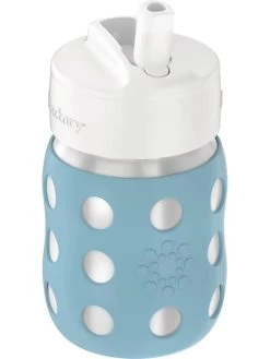 Babyfles Met Wijde Hals Blauw - 235 Ml