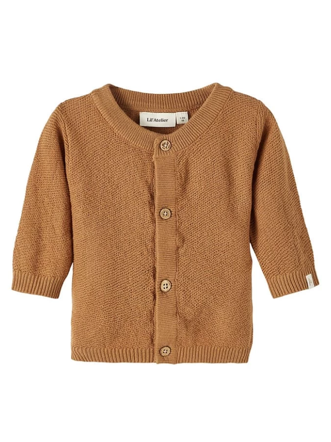 Lil Atelier Vest "Dija" Lichtbruin 1 Lil Atelier Vest "Dija" Lichtbruin