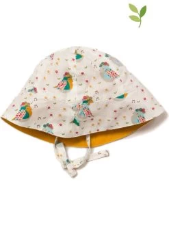 Omkeerbare Zonnehoed Beige/geel