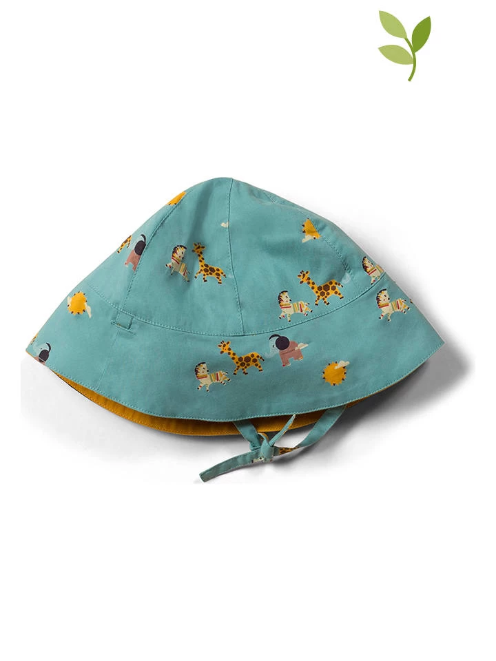 Omkeerbare Zonnehoed Lichtblauw 1 Omkeerbare Zonnehoed Lichtblauw