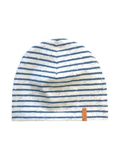 Beanie "Coolstripes Jeans" Blauw/wit