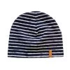 Beanie "Coolstripes Marine" Donkerblauw/wit