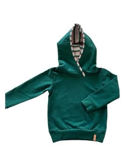 Hoodie "Lotti Smaragd" Donkergroen