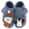 Living Kitzbühel Pantoffels "IJsbeer" Blauw